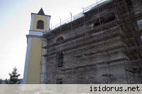 Ściana boczna kościoła